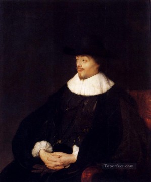  Jan Oil Painting - Portrait Of Constantijn Huygens Jan Lievens
